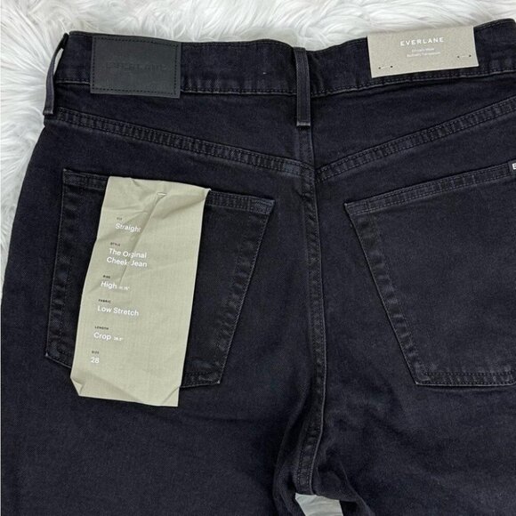 Everlane Women's NWT Coal‎ The Original Cheeky Minimalist Jean W28.5/L25 - Picture 5 of 11